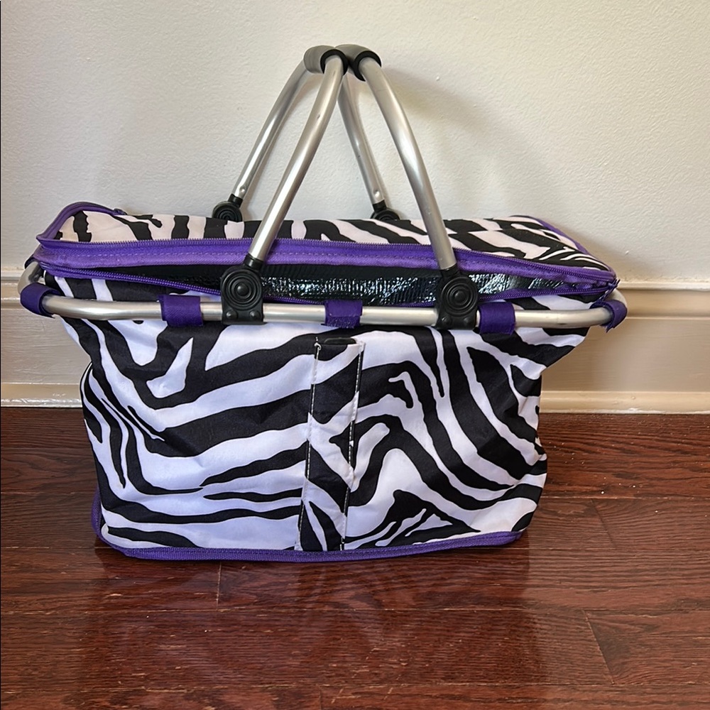 Stylish Zebra Print Women's cooler/lunch box